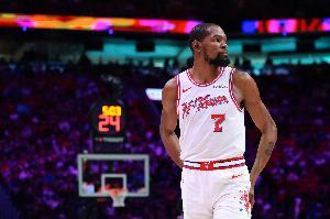 打雷刺掘3胜7负？KD：专注于自己 不能花时间考虑能否和他们抗衡