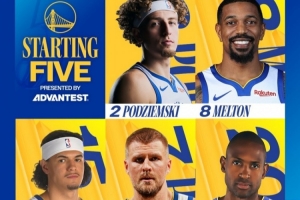 追梦缺阵！勇士首发：波杰姆、梅尔顿、桑托斯、霍福德、波津