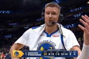 砍勇士生涯新高30分！波津：我本该拿更多分的 有好几个2+1没进