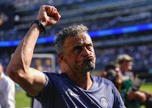 恩里克执教生涯欧冠淘汰赛6次对阵英格兰球队，从未被淘汰