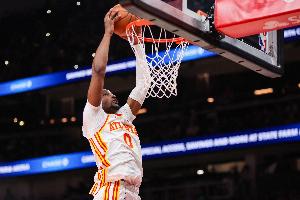 来老鹰后5胜0负！库明加今天能够出战对阵独行侠的比赛