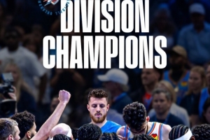 强无敌！雷霆已经提前锁定西北赛区冠军 球队还有12场常规赛