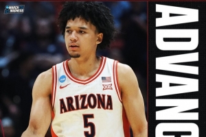 疯三32强赛-伯里斯16分9板2助 亚利桑那击败犹他州立 晋级16强