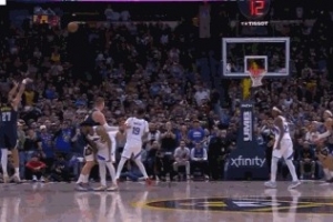 再不赢爵士哭了！贾马尔·穆雷三分杀死比赛 掘金5分钟轰21-5